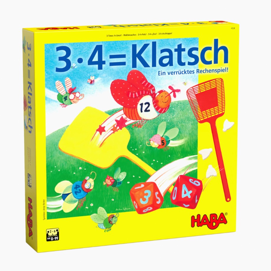 Playtime HABA Games & Puzzles | Haba 3 Times 4 = Swat! - Reaction Game