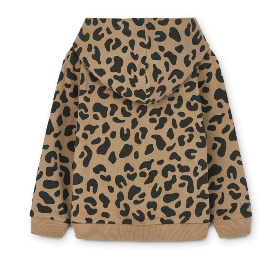 Clothing & Shoes Liewood Comfy Clothes | Liewood Hildur Printed Hoodie - Mega Leo/Oat Mix