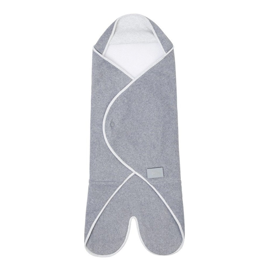 Nursery Purflo Blanket & Swaddle | Purflo Cosy Wrap Travel Blanket 0-9M - Minimal Grey