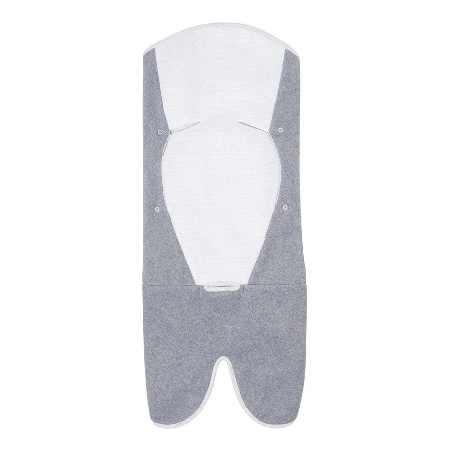 Nursery Purflo Blanket & Swaddle | Purflo Cosy Wrap Travel Blanket 0-9M - Minimal Grey