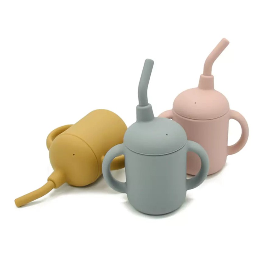 Mealtime Allis Baby Sippy Cups | Silicone Sippy Cup With Straw