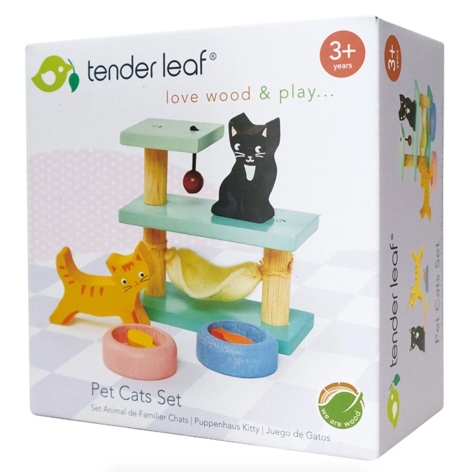 Playtime Tender Leaf Games & Puzzles | Tender Leaf Pet Cats Set