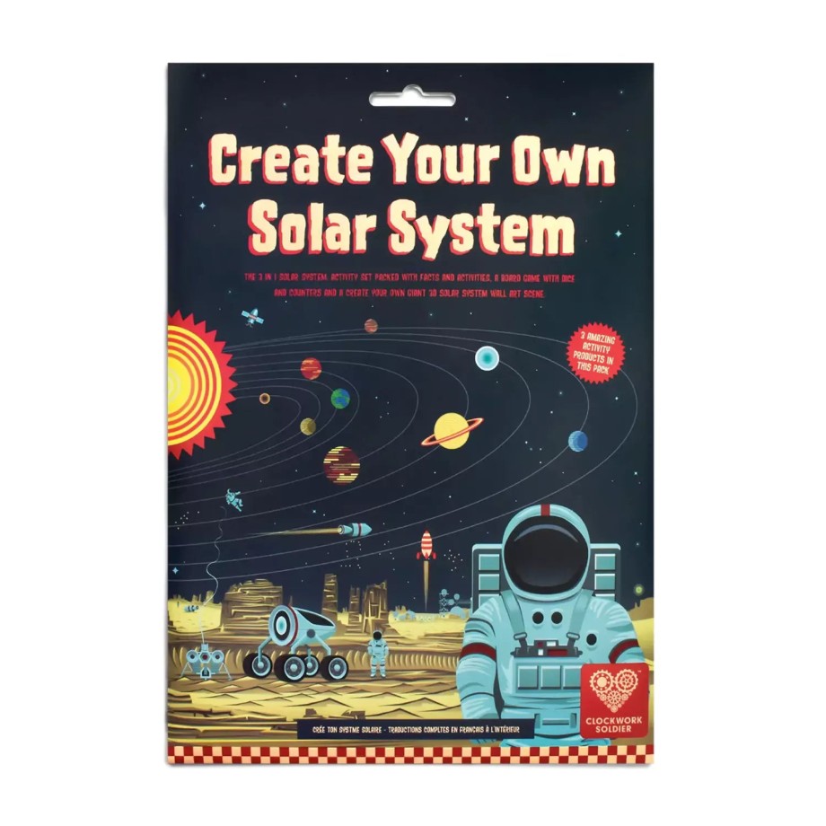 Playtime Clockwork Soldier Games & Puzzles | Clockwork Soldier Create Your Own Solar System Activity Board Game