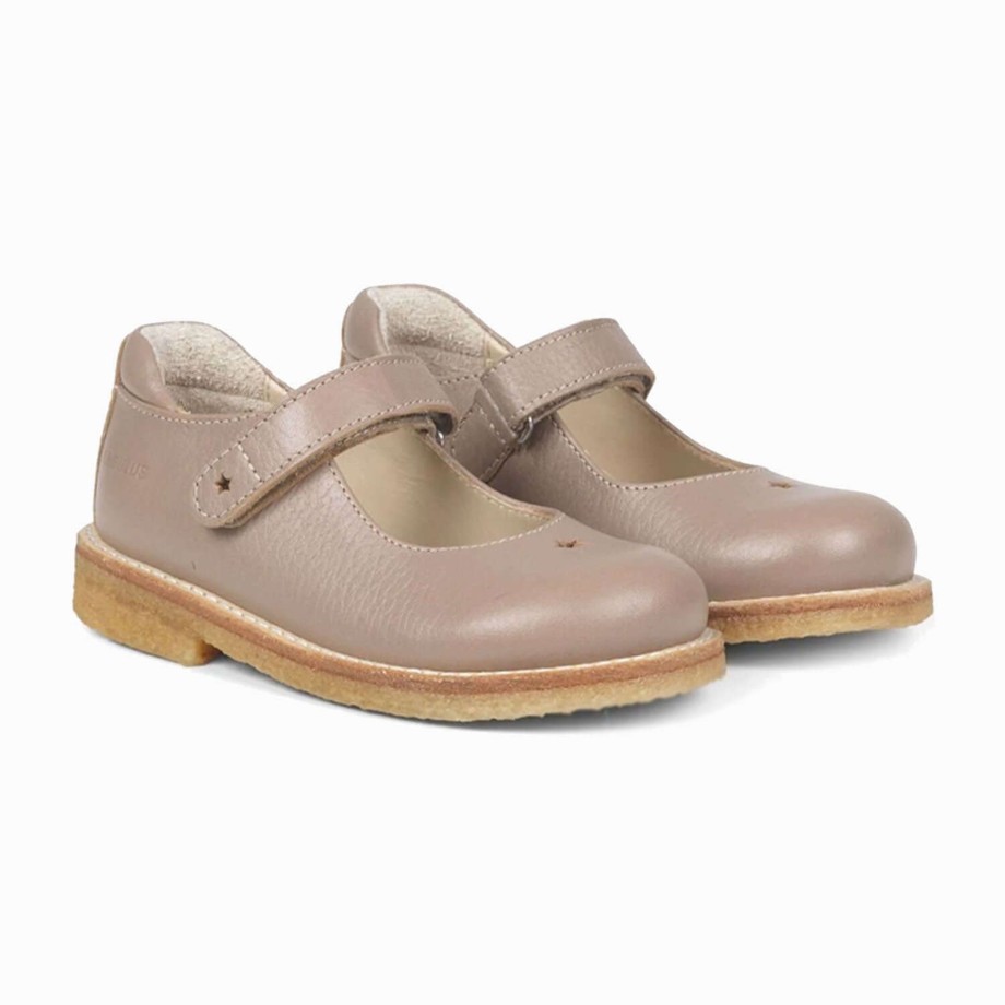 Clothing & Shoes Angulus Shoes & Trainers | Angulus Basic Mary Jane Star Girls Shoes - Rosa