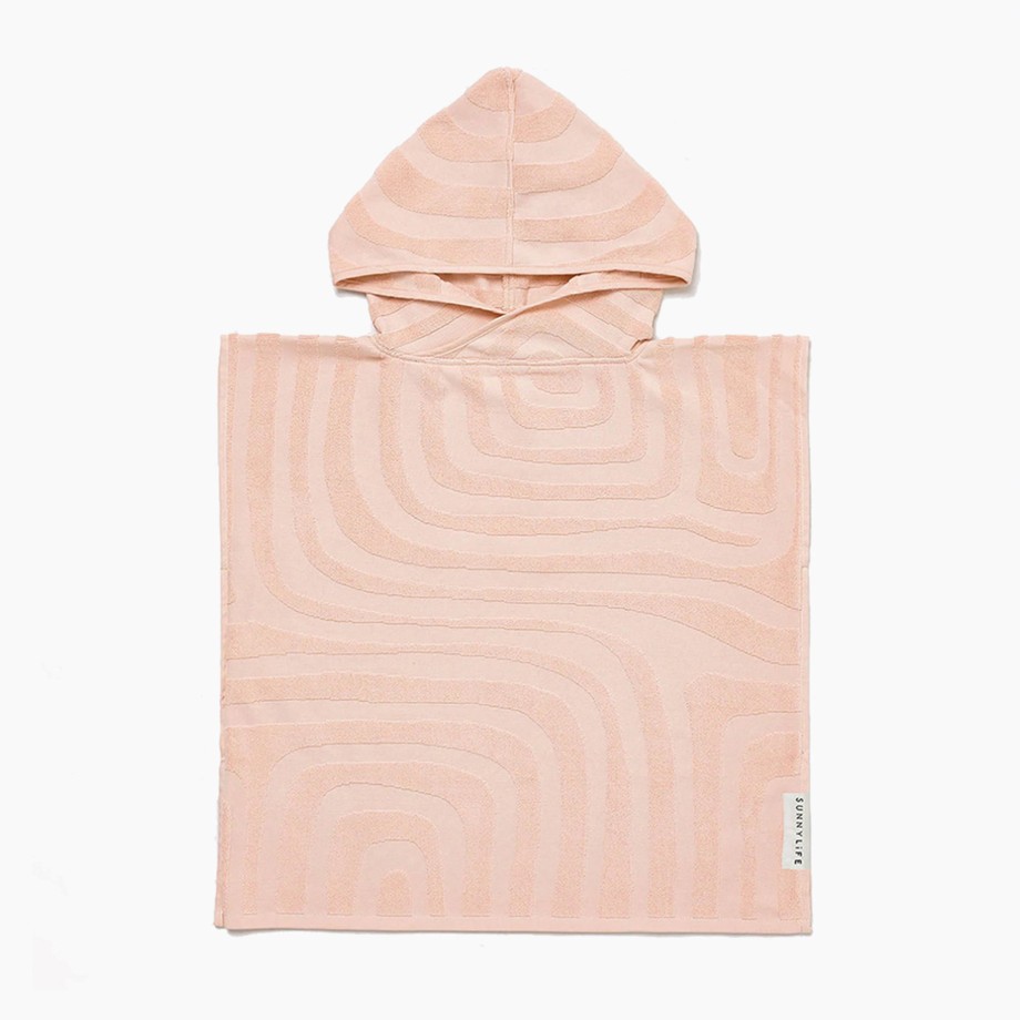 Playtime Sunnylife Swimming Gear | Sunnylife Terry Beach Hooded Towel - Ice Pink