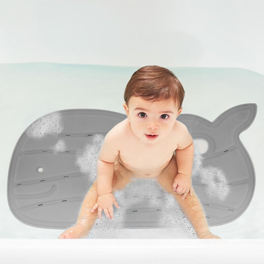 Bathtime Skip Hop Baby Baths & Towels | Skip Hop Moby Bath Mat - Grey