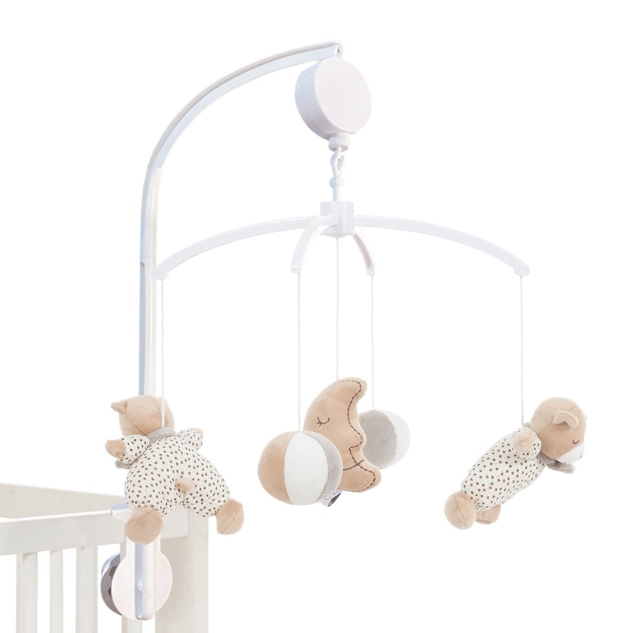 Nursery MiniDream Mobiles & Soothers | Minidream Baby Musical Mobile - Moon And Star