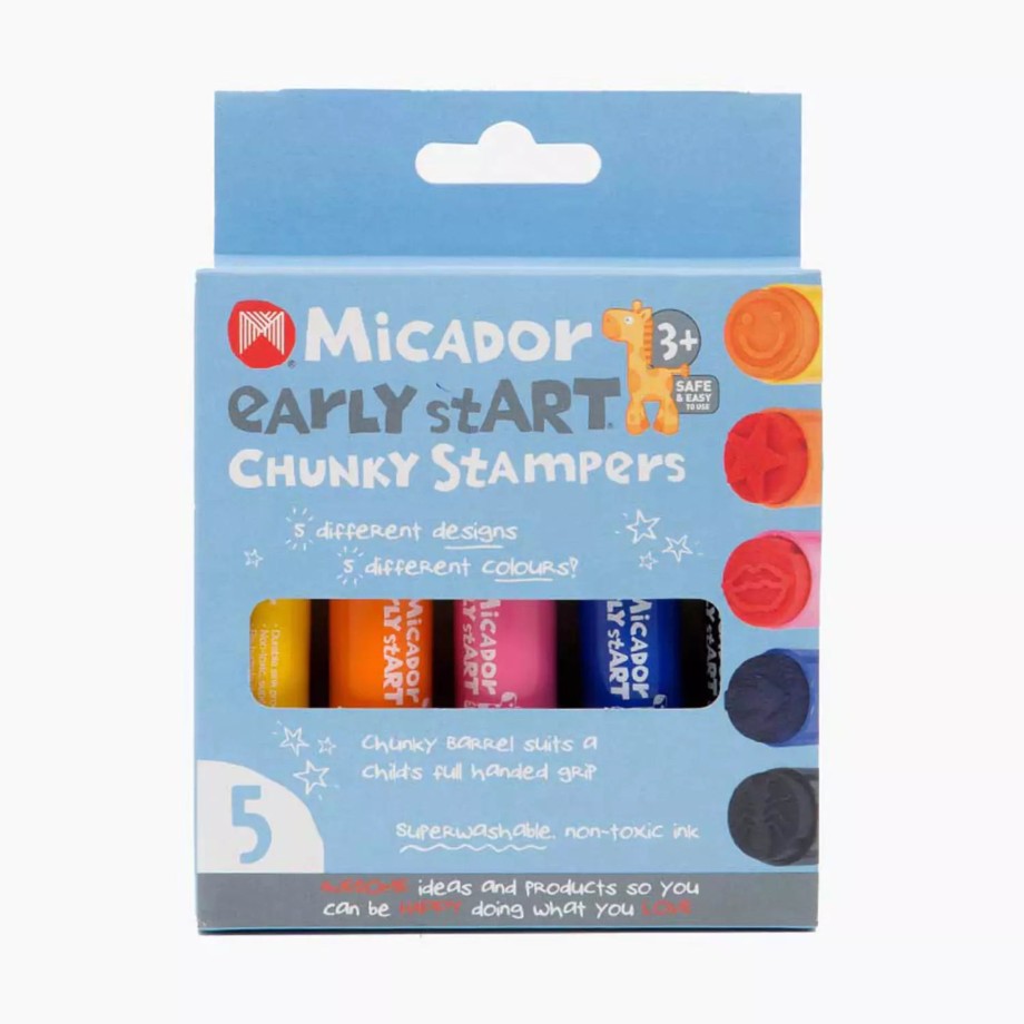 Playtime Micador Kids Craft | Micador Early Start Chunky Stampers