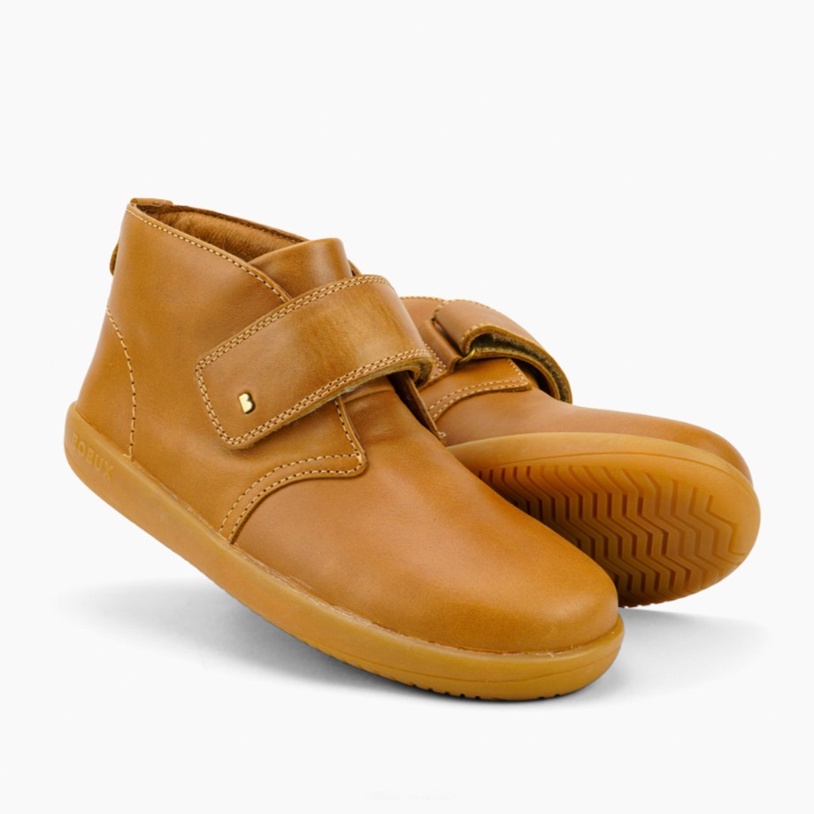 Clothing & Shoes Bobux Shoes & Trainers | Bobux Kid+ Desert Boots - Caramel