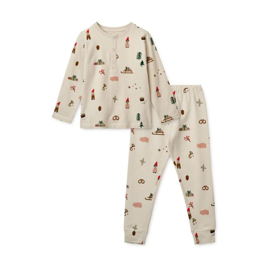 Clothing & Shoes Liewood Swimwear | Liewood Wilhelm Printed Pyjamas Set