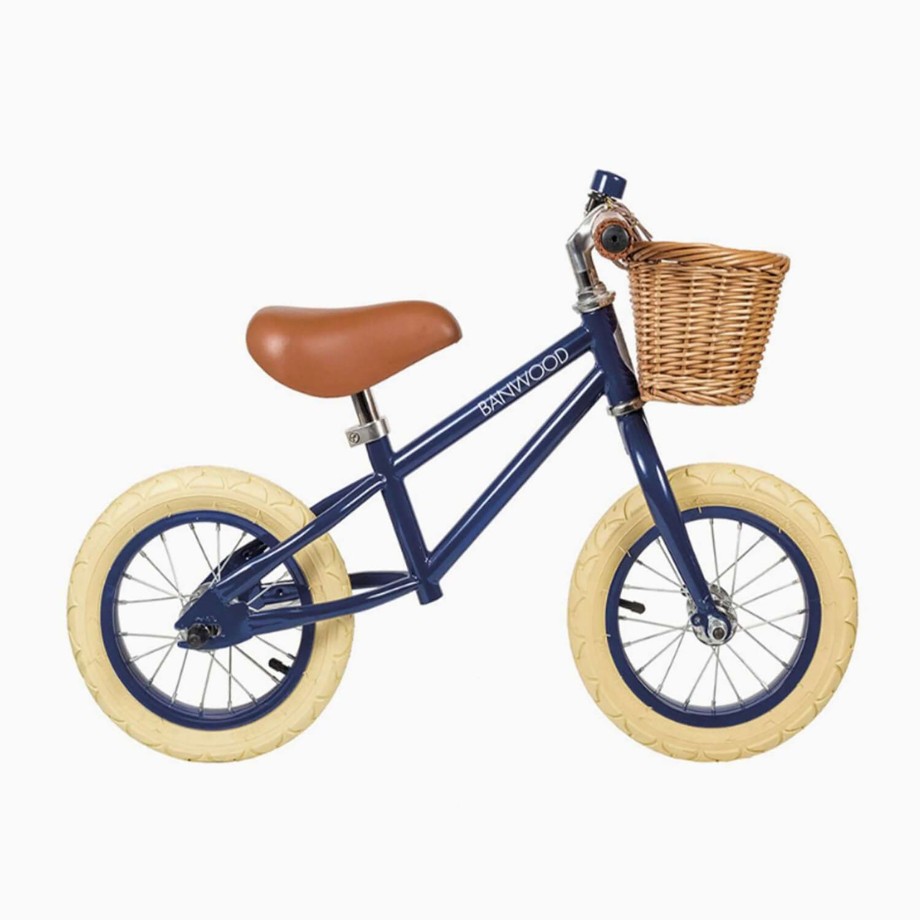 Playtime Banwood Bikes & Trikes | Banwood First Go Kids Balance Bike - Navy