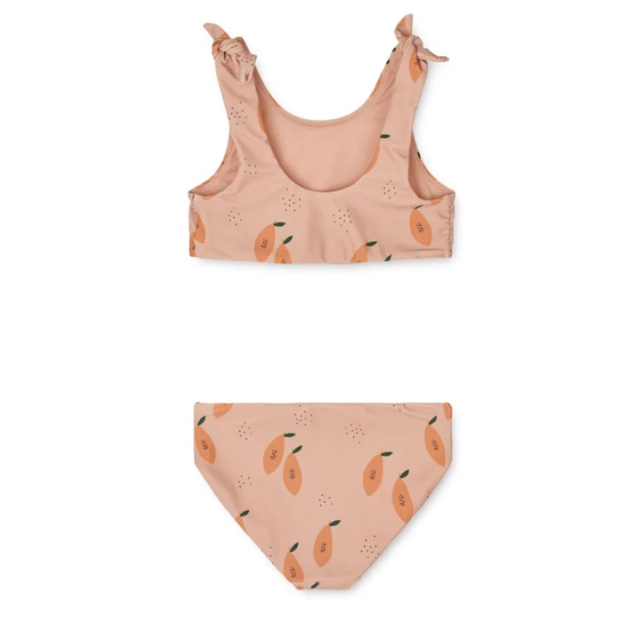 Clothing & Shoes Liewood Swimwear | Liewood Bow Bikini Set - Papaya Pale Tuscany