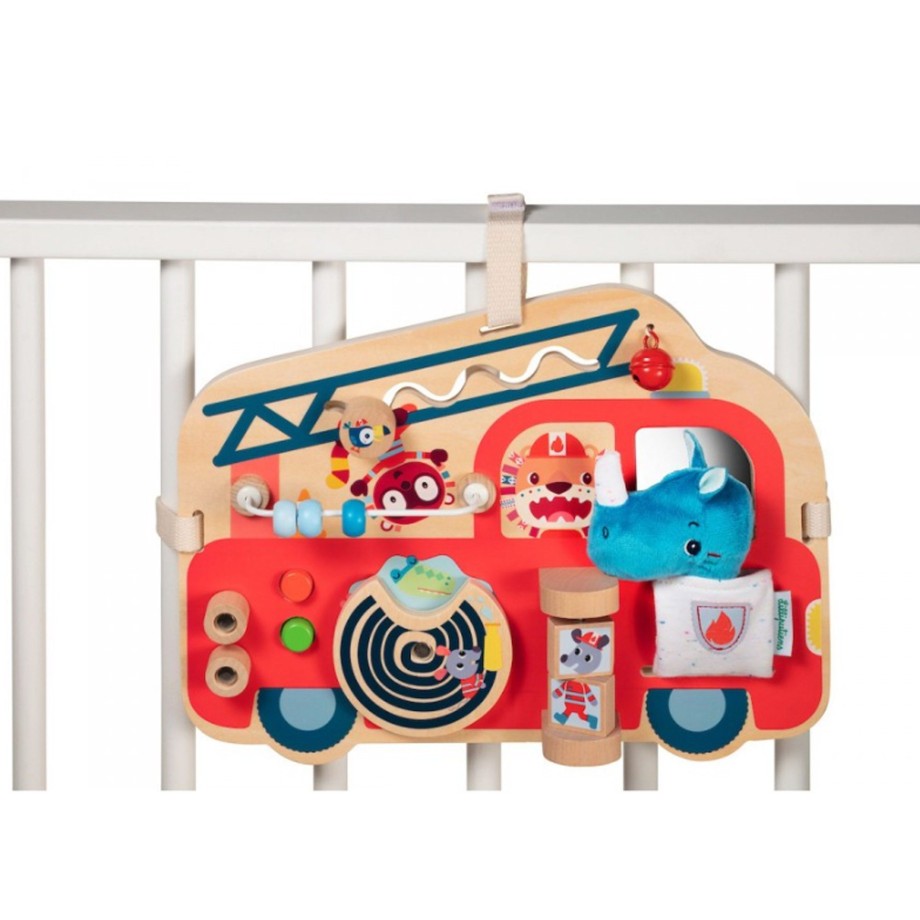 Toys Lilliputiens Baby Activity & Play Mats | Lilliputiens Fire Engine - Activities Panel