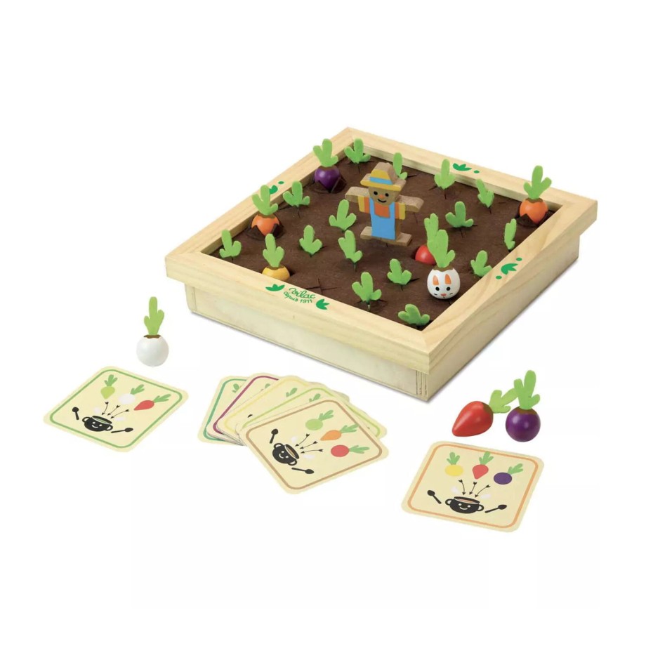 Playtime Vilac Games & Puzzles | Vilac Vegetable Garden Memory Game