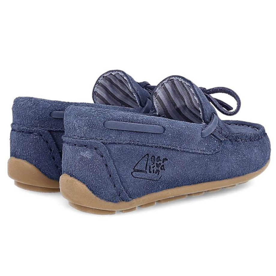 Clothing & Shoes Garvalin Shoes & Trainers | Garvalin Boys Mocassins Loafers In Leather - Navy