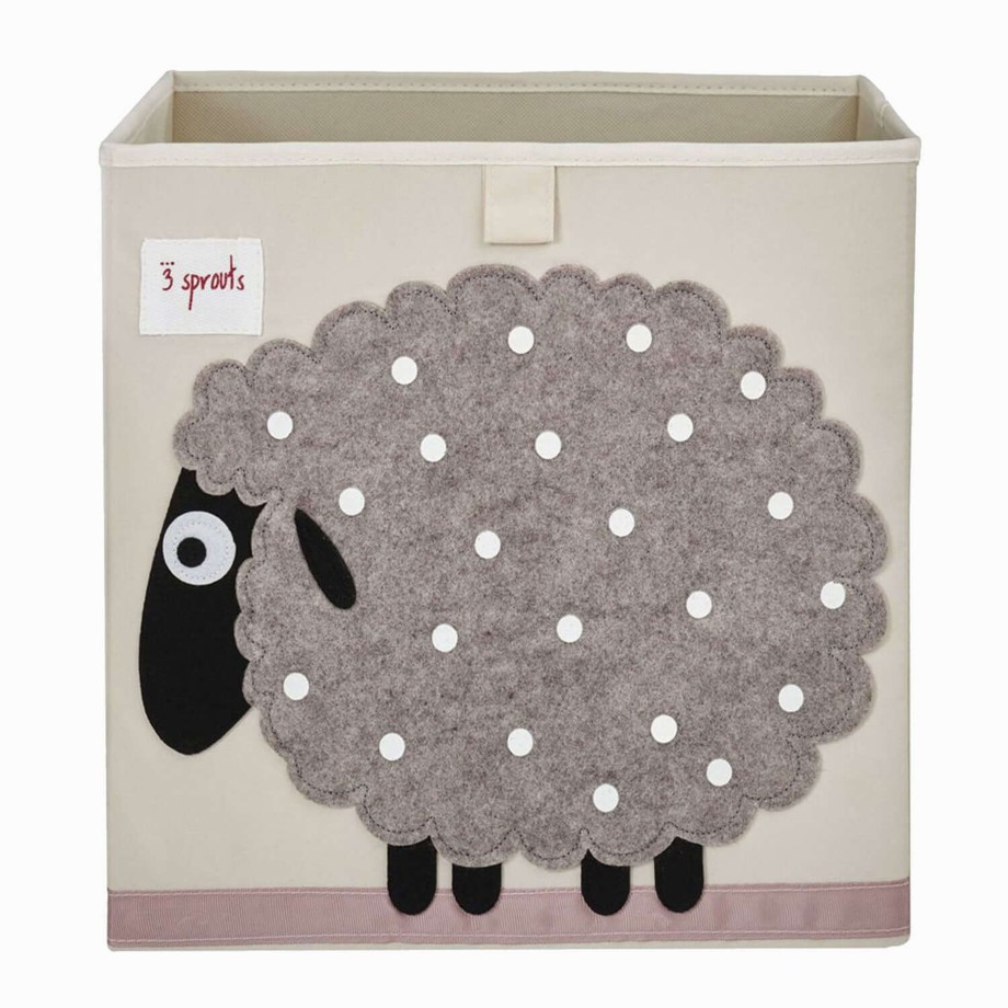 Nursery 3 Sprouts Storage | 3 Sprouts Toy Storage Box - Sheep