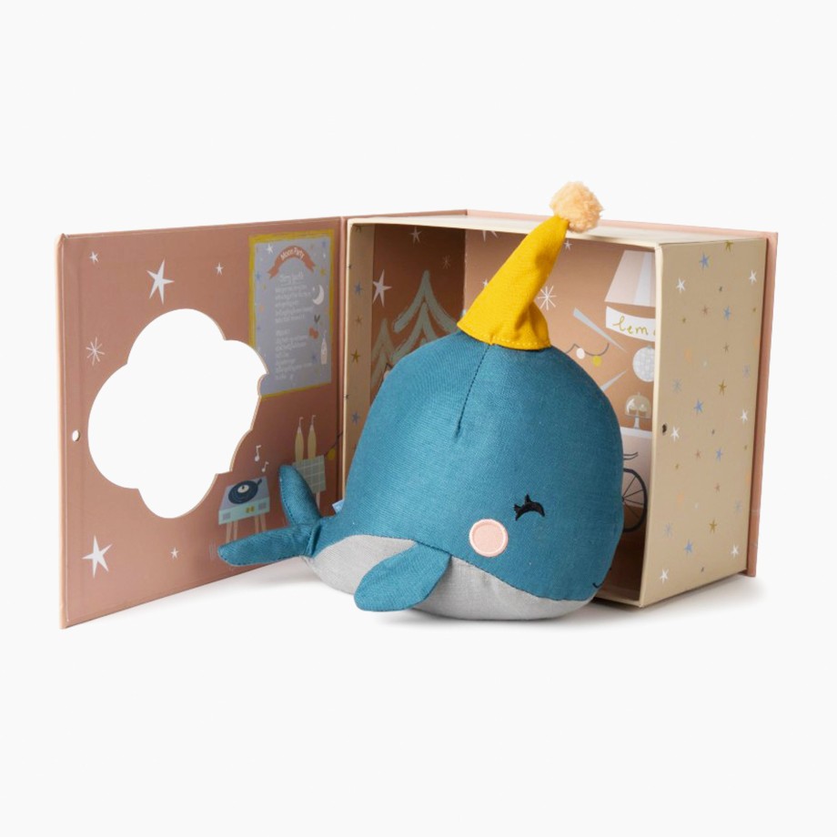 Toys Picca Loulou Soft Toys | Picca Loulou Whale In Gift Box