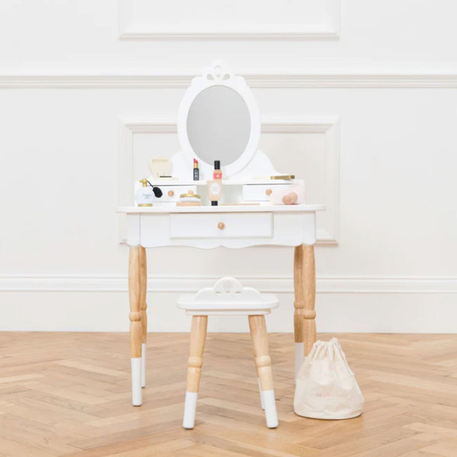 Nursery Le Toy Van Tables & Chairs | Le Toy Van Vanity Table & Wooden Stool