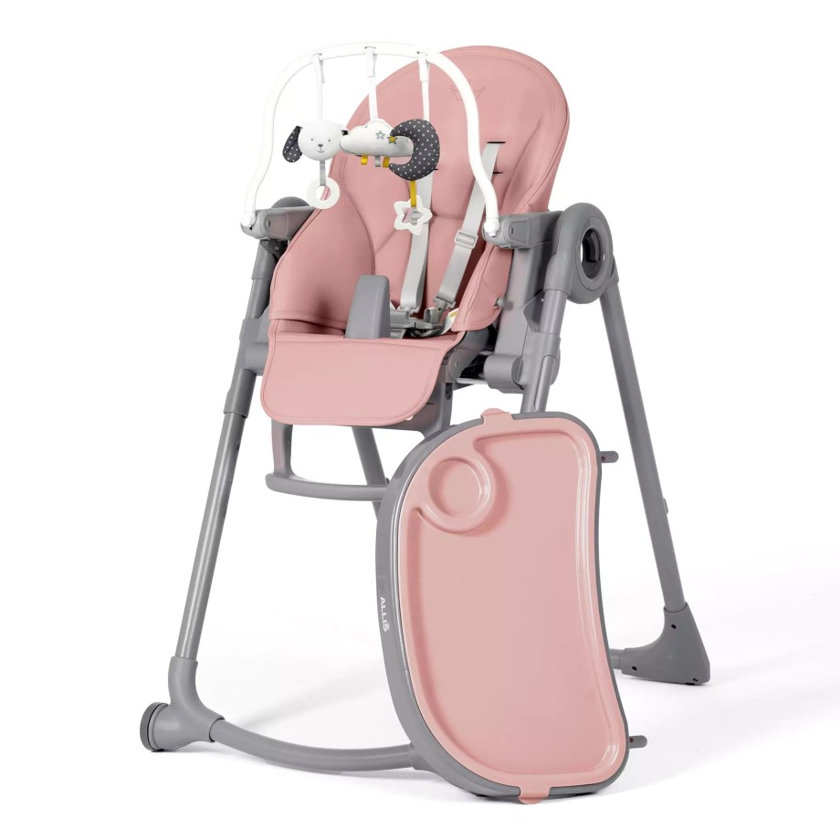 Mealtime Allis Baby High Chairs & Accessories | 2-In-1 Baby & Toddler High Chair - Pink