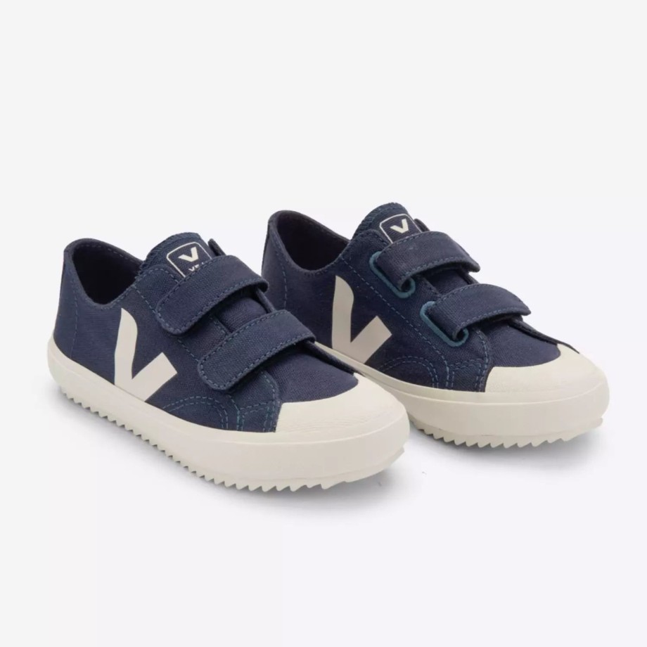 Clothing & Shoes Veja Shoes & Trainers | Veja Ollie Canvas Trainer - Marine Pierre