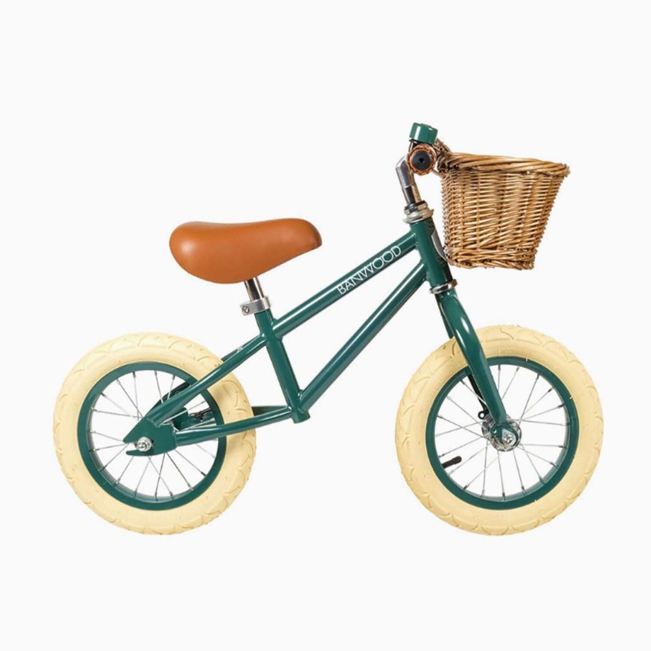 Playtime Banwood Bikes & Trikes | Banwood First Go Kids Balance Bike - Green