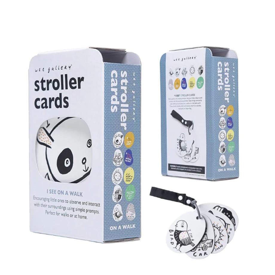 Toys Wee Gallery Books & Flash Cards | Wee Gallery Stroller Cards - I See On A Walk