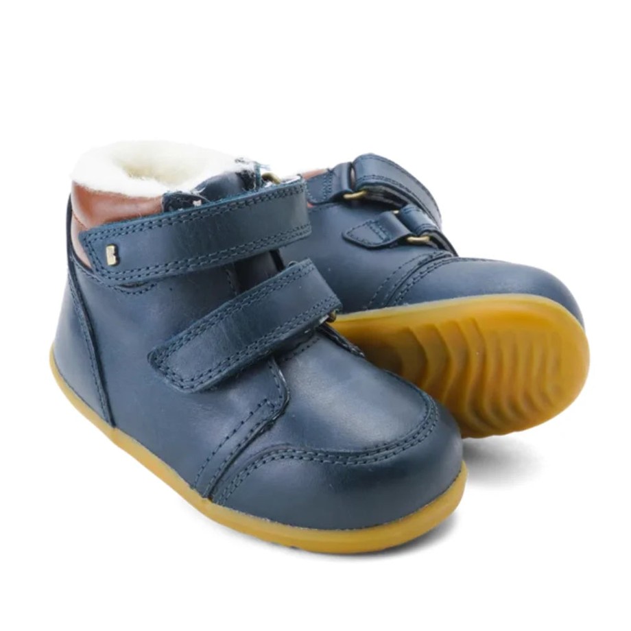 Clothing & Shoes Bobux Shoes & Trainers | Bobux I-Walk Navy Timber Kids Boots