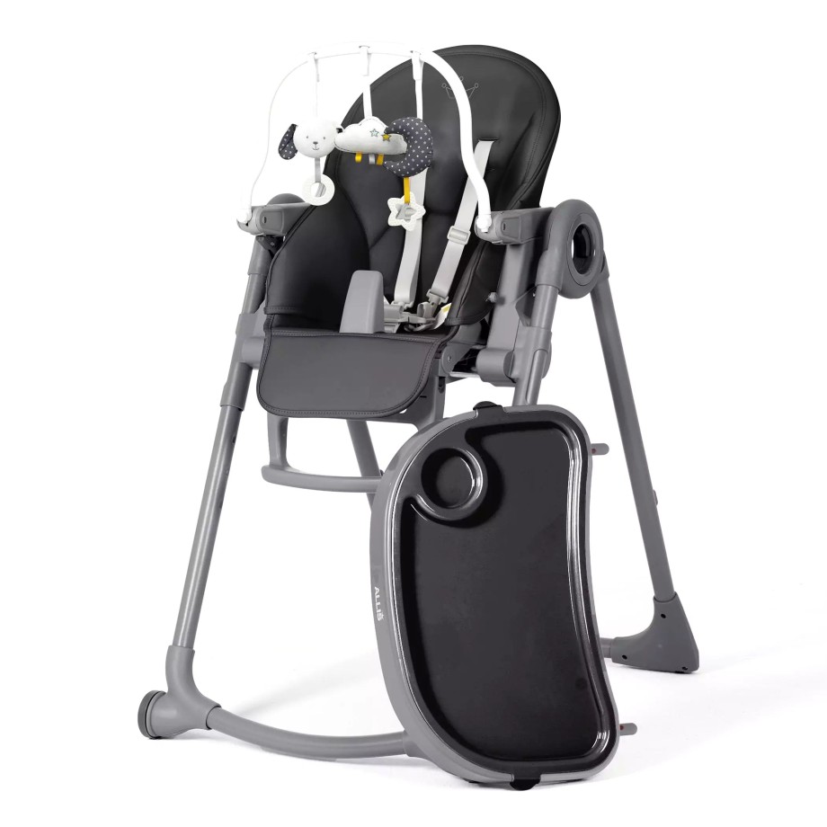 Mealtime Allis Baby High Chairs & Accessories | Elegant 2-In-1 Baby High Chair - Black