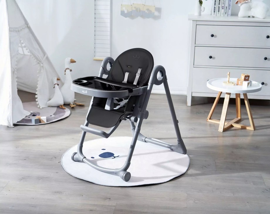 Mealtime Allis Baby High Chairs & Accessories | Elegant 2-In-1 Baby High Chair - Black