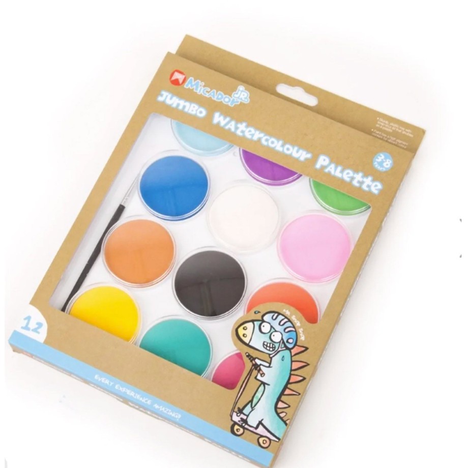 Playtime Micador Kids Craft | Micador Jr Jumbo Watercolour Palette