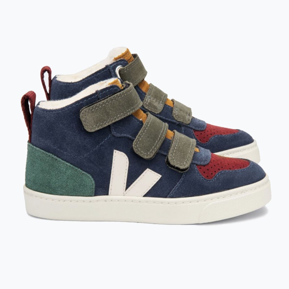 Clothing & Shoes Veja Shoes & Trainers | Veja Esplar Velcro Mid Trainers With Fur Lining - Multico Nautico Cyprus