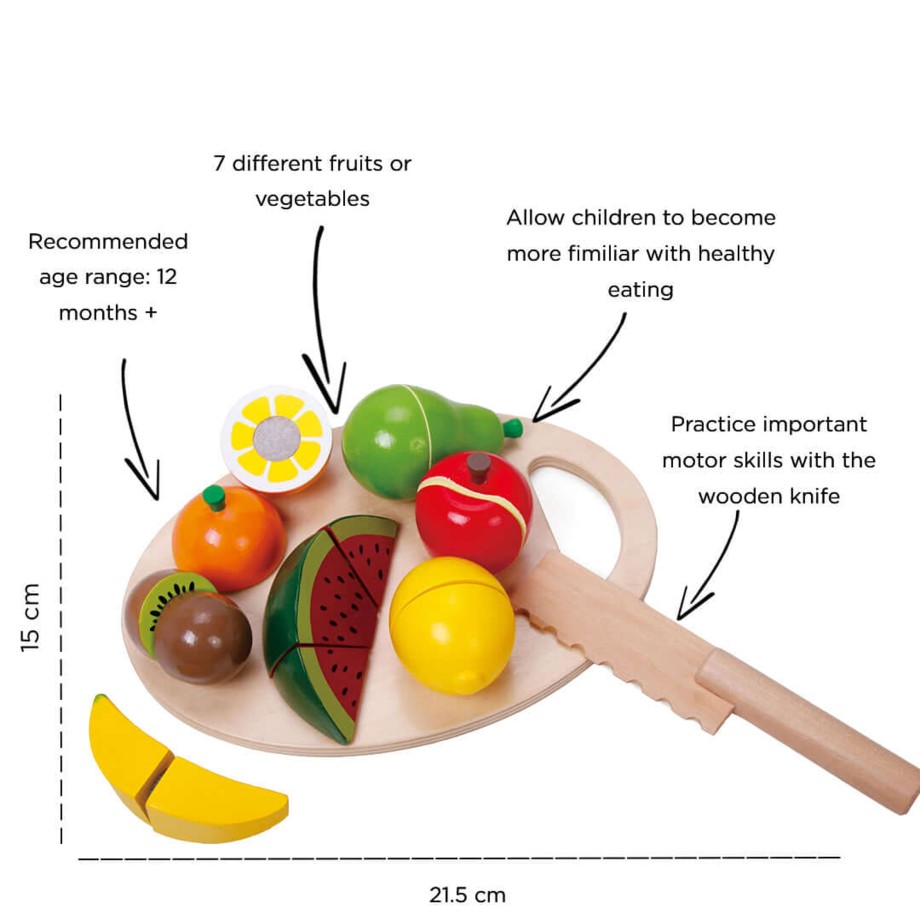 Playtime Classic World Role Play | Classic World Wooden Cutting Set