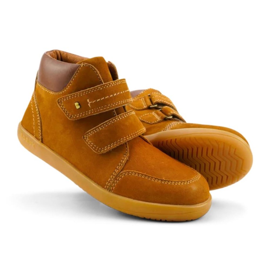 Clothing & Shoes Bobux Shoes & Trainers | Bobux I-Walk Mustard Timber Kids Boots