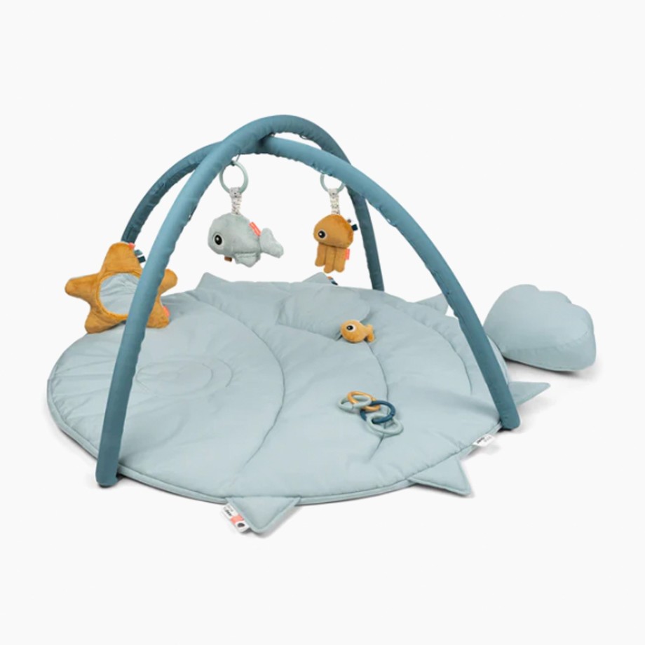 Toys Done By Deer Baby Activity & Play Mats | Done By Deer Activity Playmat Sea Friends - Blue