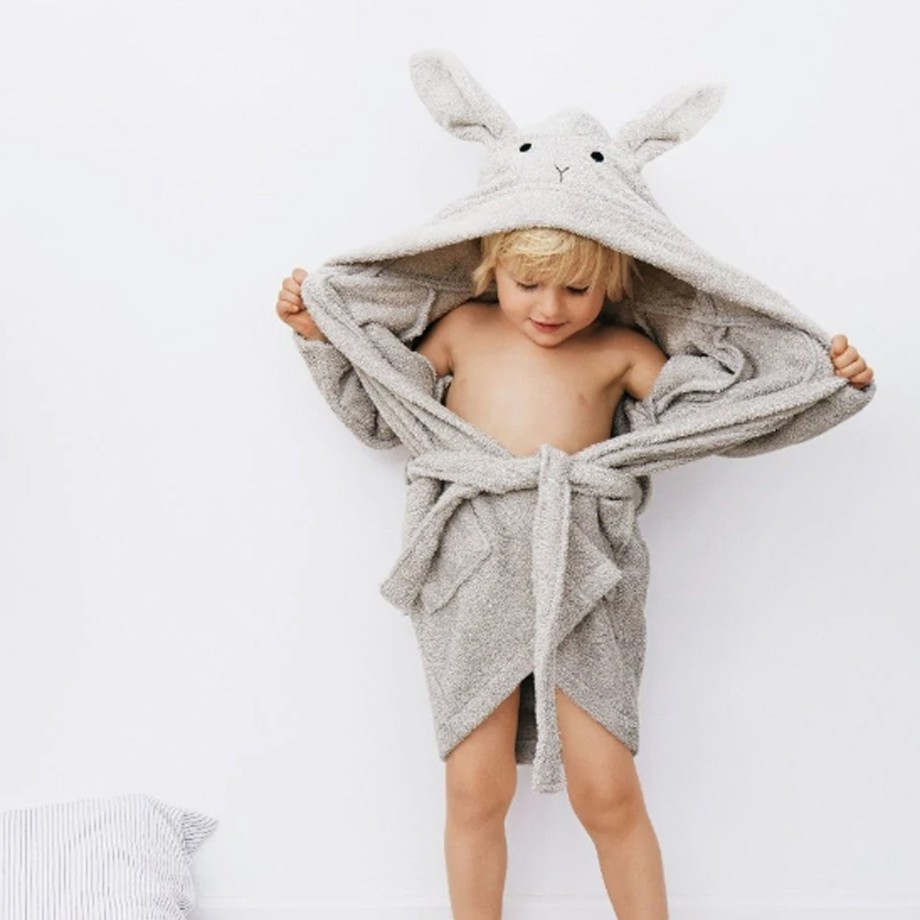 Clothing & Shoes Liewood Nightwear | Liewood Lily Bathrobe Nightwear - Rabbit