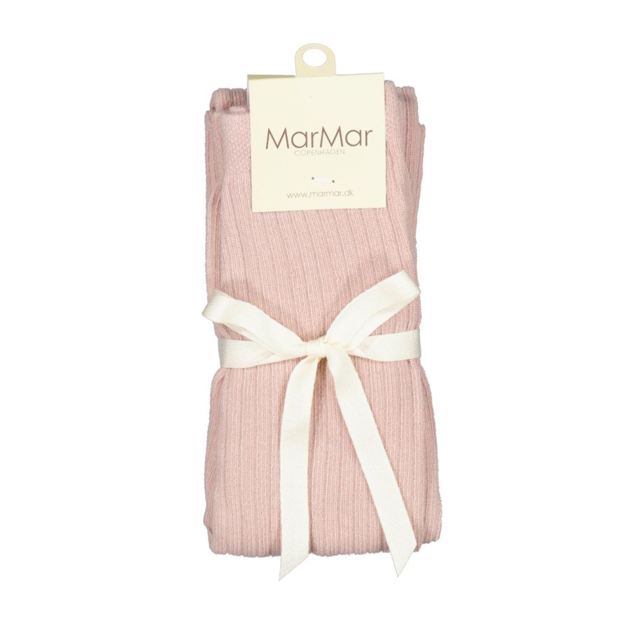 Clothing & Shoes MarMar Copenhagen Socks & Tights | Marmar Copenhagen Girls' Tights Pointelle - Sheer Rose