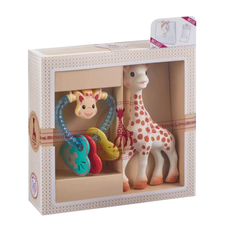 Toys Sophie la Girafe Comforters & Teething Toys | Newborn Gift Set - Sophie La Girafe Classic Creation Baby Gift Set