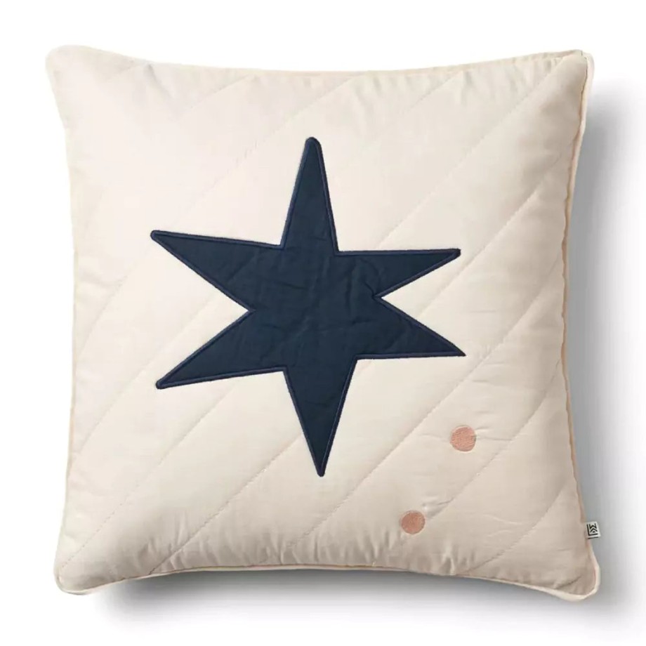 Nursery Liewood Nursery Decor | Liewood Kale Cotton Cushion Cover - Star Bright/Sandy