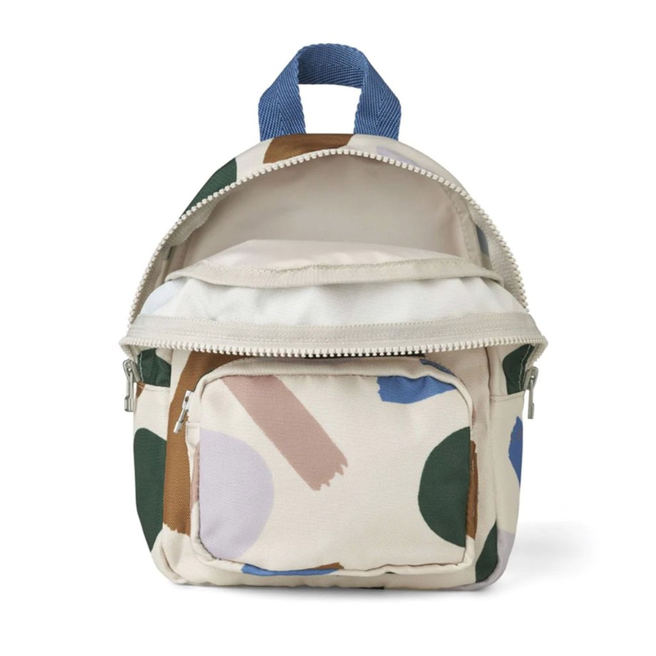 Clothing & Shoes Liewood Kids Bags | Liewood Saxo Backpack Mini - Paint Stroke/ Sandy