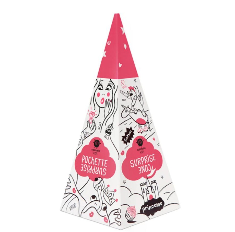 Playtime Nailmatic Party Kits | Nailmatic Princess' Surprise Cone Kids Water Based Nail Polish