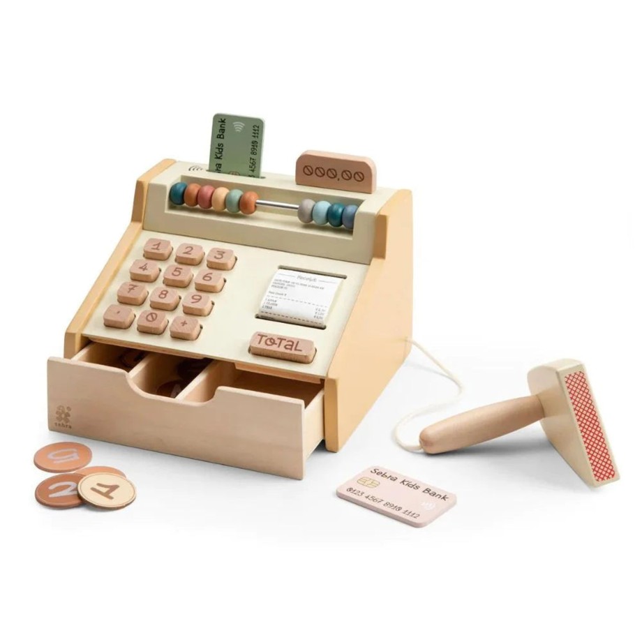 Playtime Sebra Role Play | Sebra Wooden Cash Register