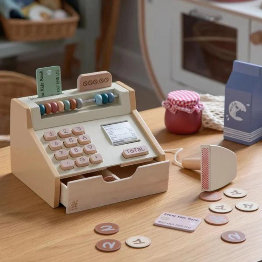 Playtime Sebra Role Play | Sebra Wooden Cash Register