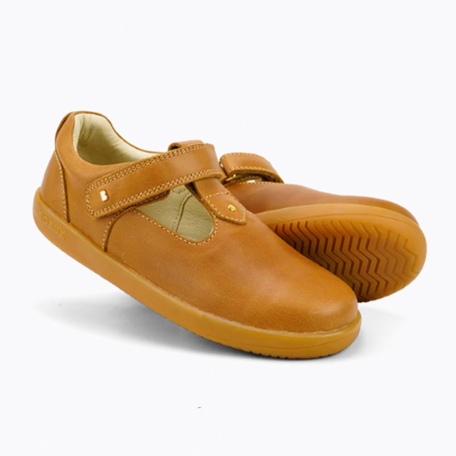 Clothing & Shoes Bobux Shoes & Trainers | Bobux Kid+ Louise Kids Shoes - Caramel