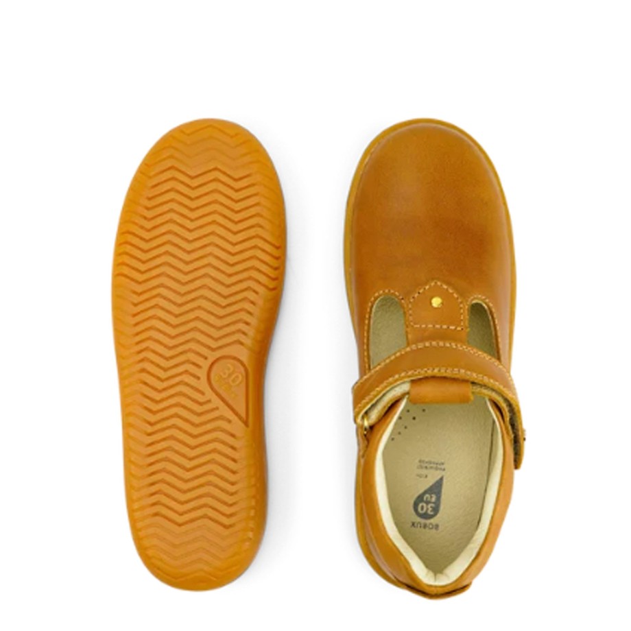 Clothing & Shoes Bobux Shoes & Trainers | Bobux Kid+ Louise Kids Shoes - Caramel