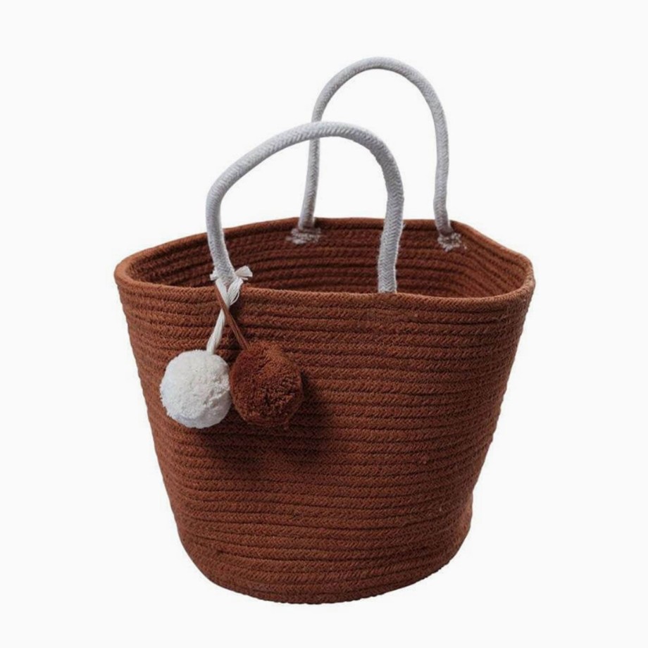 Nursery Fabelab Nursery Decor | Fabelab Rope Basket Small Storage Bag