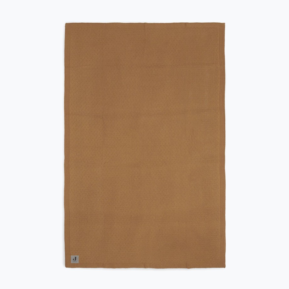 Nursery Jollein Blanket & Swaddle | Jollein Bliss Knit Baby Blanket - Caramel