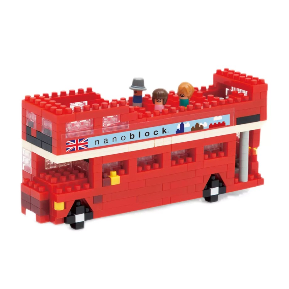 Toys Nanoblock Building Blocks | Nanoblock London Open-Top Tour Bus