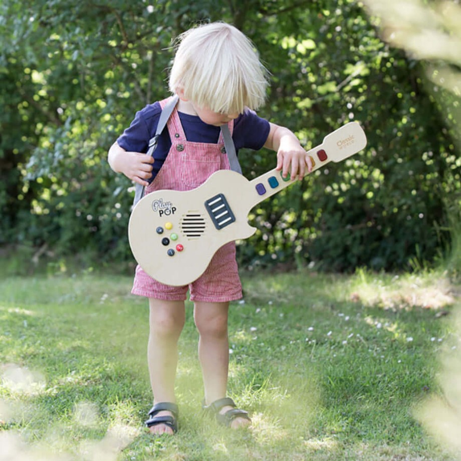 Toys Classic World Musical Toys | Classic World Wooden Guitar