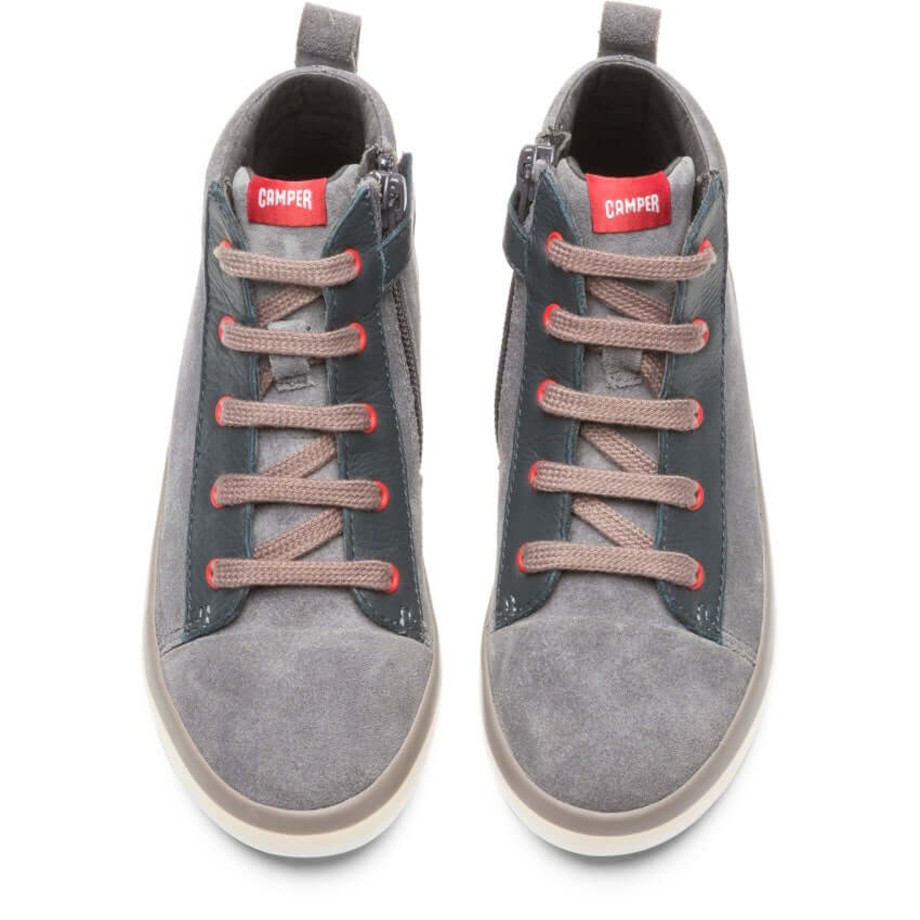 Clothing & Shoes Camper Shoes & Trainers | Camper Pursuit Boys Boots - Grey