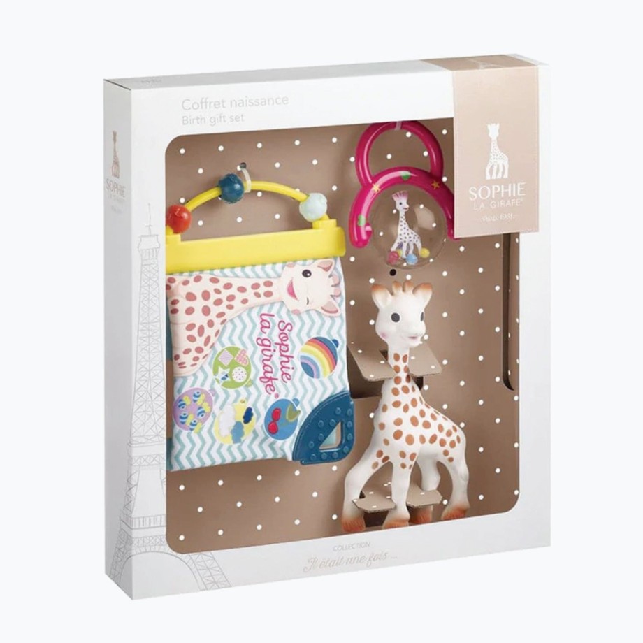 Toys Sophie la Girafe Comforters & Teething Toys | Sophie La Girafe Birth Gift Set (Awakening Book)